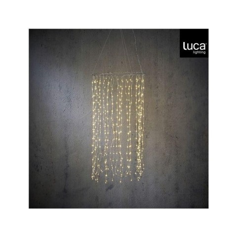 LAMPADARIO 480 LED ARGENTO H.100 D.50